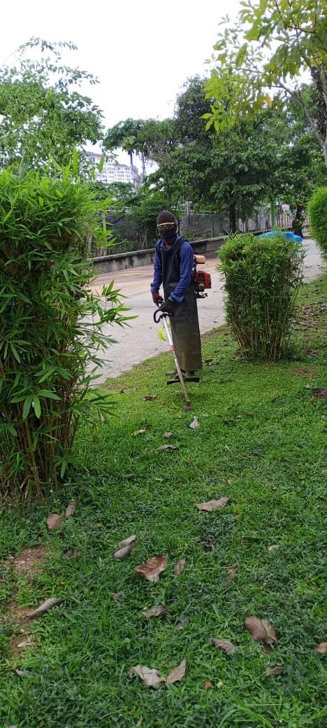 Kerja Pemotongan Rumput